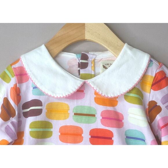 The Oaks Apparel French Macaron Cookies Dress Girls 4 Yrs - Picture 3 of 5
